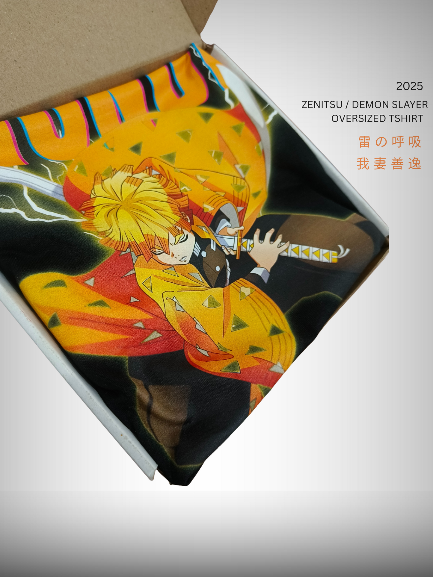 ZENITSU AGATSUMA / DEMON SLAYER / OVERSIZED T-SHIRT