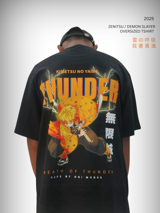 ZENITSU AGATSUMA / DEMON SLAYER / OVERSIZED T-SHIRT