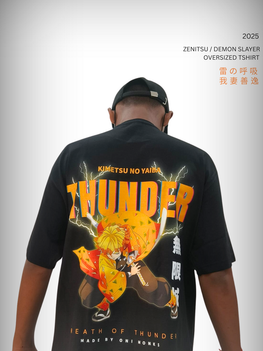 ZENITSU AGATSUMA / DEMON SLAYER / OVERSIZED T-SHIRT