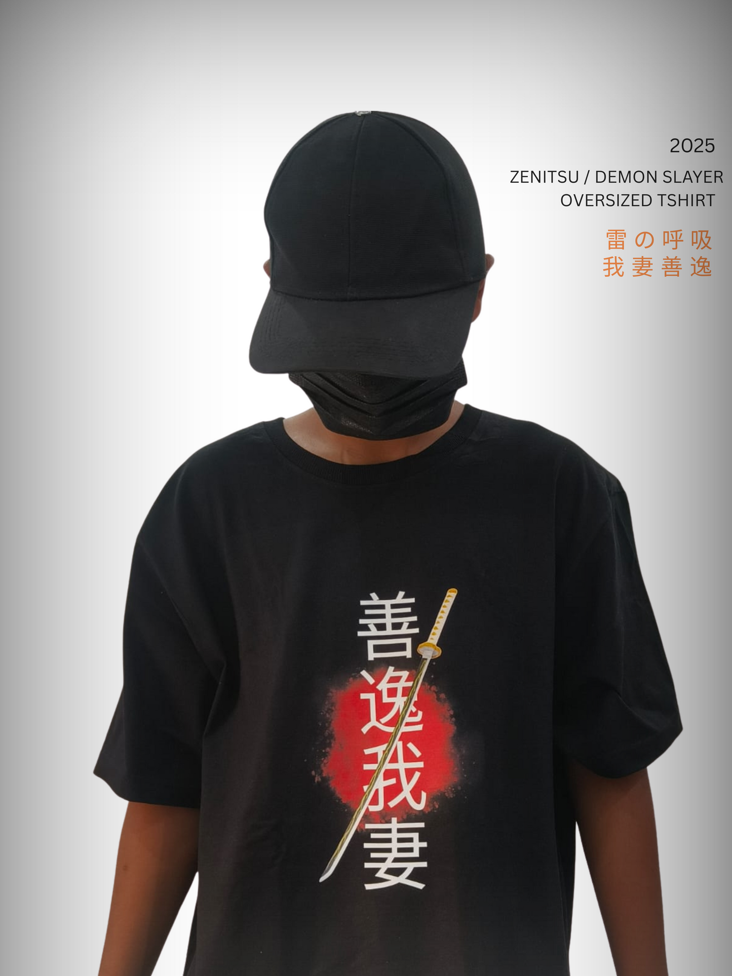 ZENITSU AGATSUMA / DEMON SLAYER / OVERSIZED T-SHIRT
